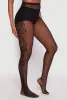 Floral Patterned Fishnet Tights sold by Rainbow