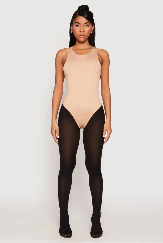 Daisy Crew Neck Thong Bodysuit sold by Rainbow