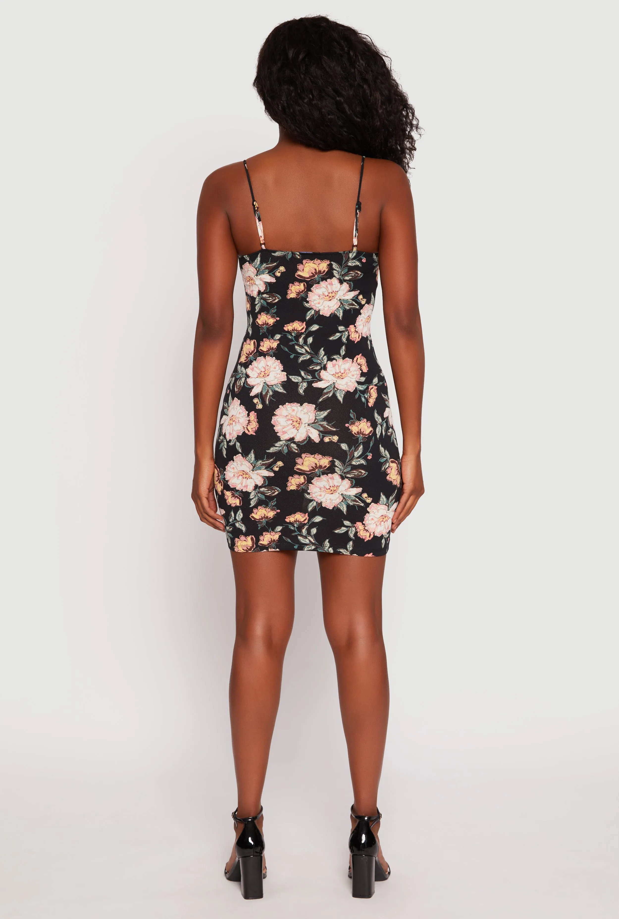 Floral Print Bustier Cami Dress sold by Rainbow product image thumbnail 3