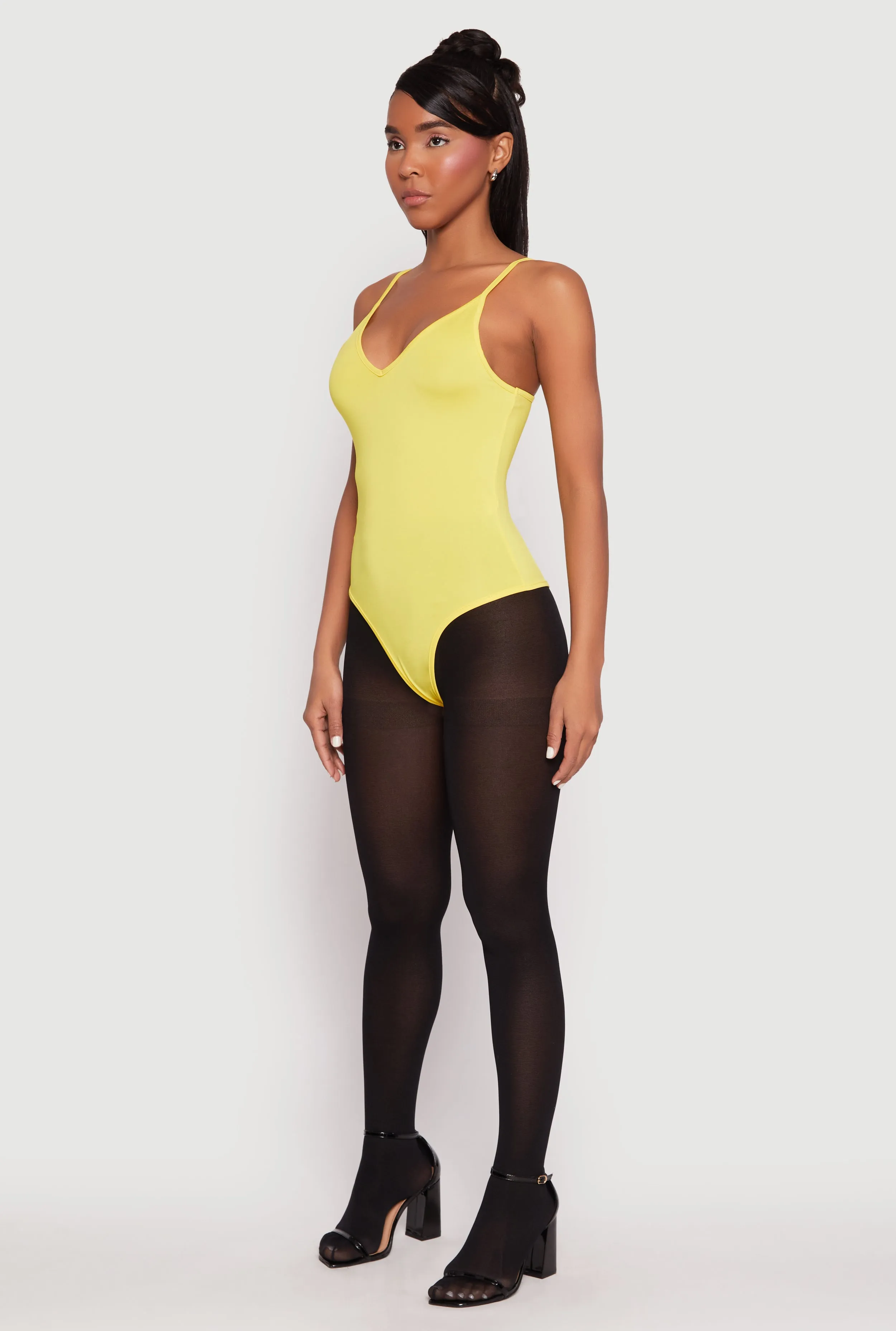 Daisy V Neck Cami Thong Bodysuit sold by Rainbow product image thumbnail 3