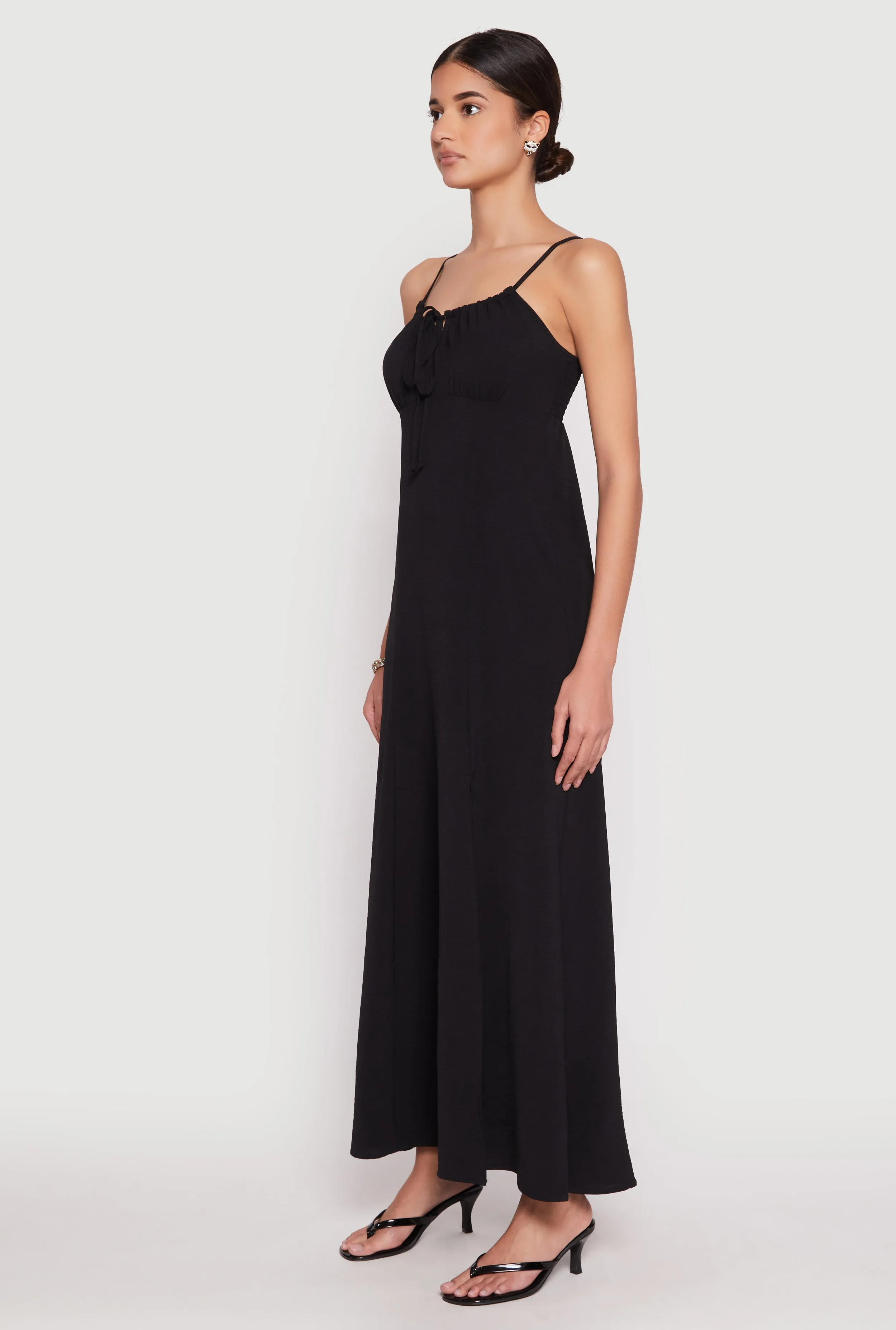 Airy Side Slit Maxi Dress sold by Rainbow product image thumbnail 2