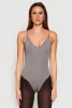 Daisy V Neck Cami Thong Bodysuit sold by Rainbow