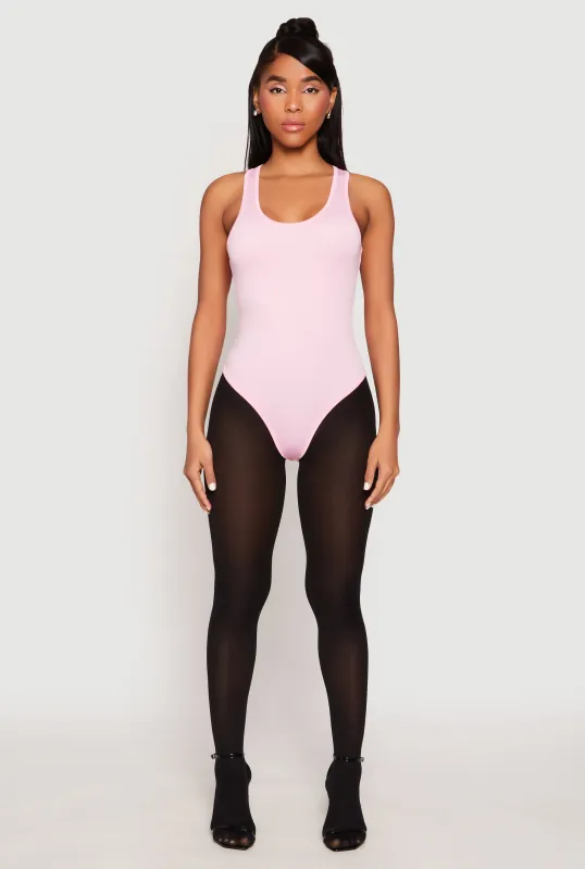 Daisy Scoop Neck Thong Bodysuit sold by Rainbow