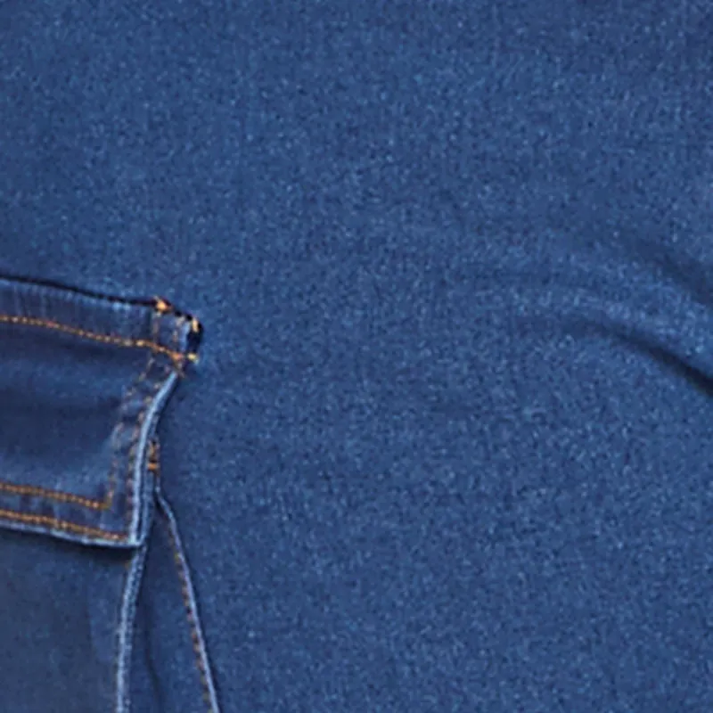 Plus Size Daisy Denim Cargo Jumpsuit sold by Rainbow product image thumbnail 4