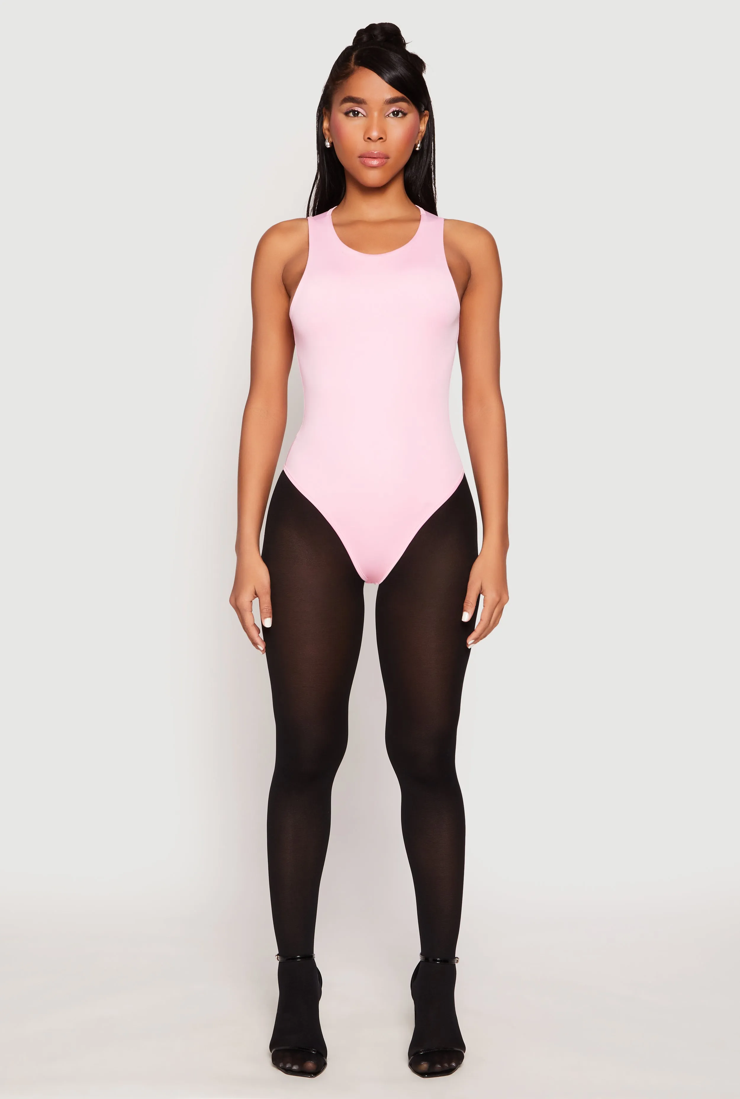 Daisy Crew Neck Thong Bodysuit sold by Rainbow