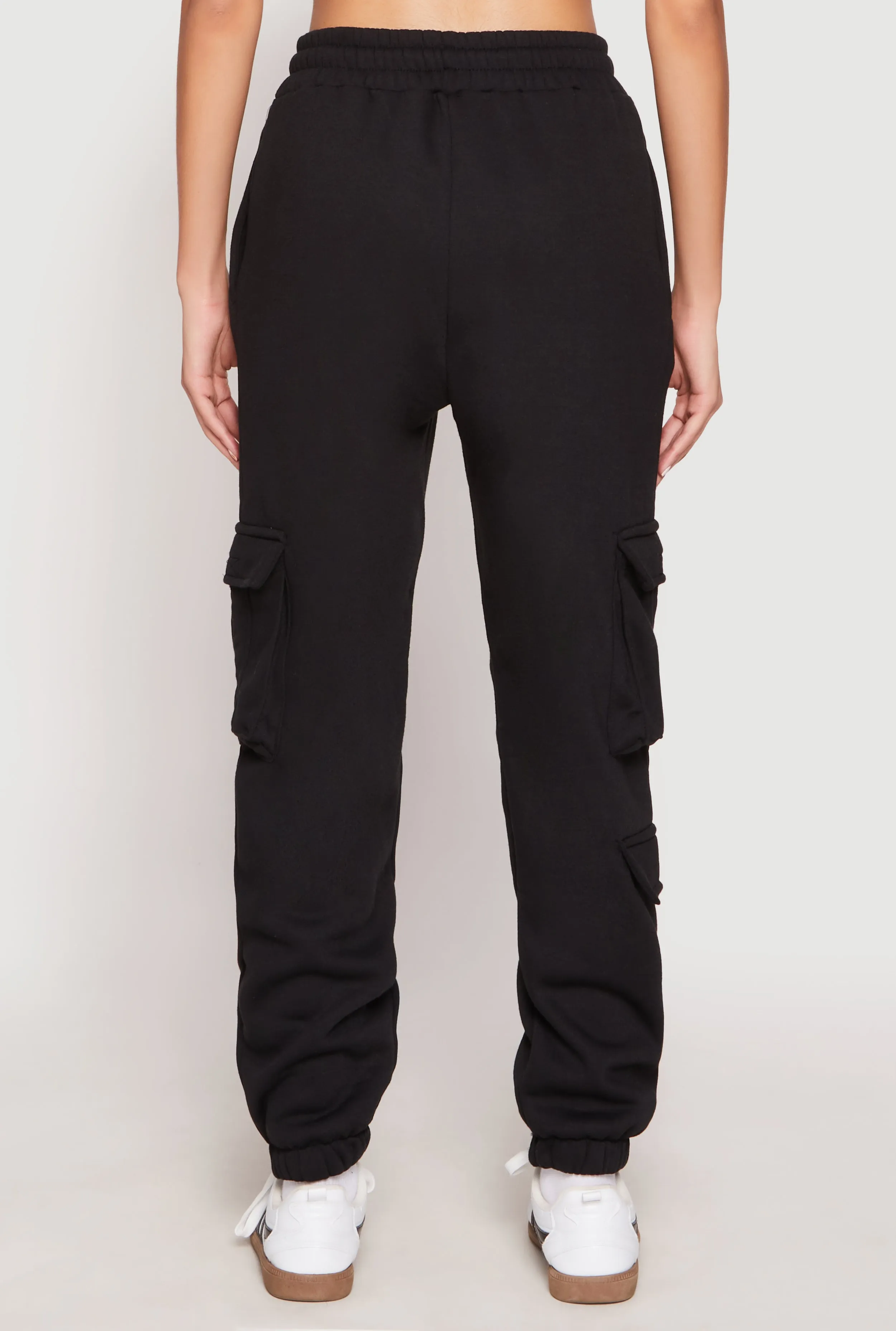 Fleece Cargo Pocket Drawstring Sweatpants sold by Rainbow product image thumbnail 5