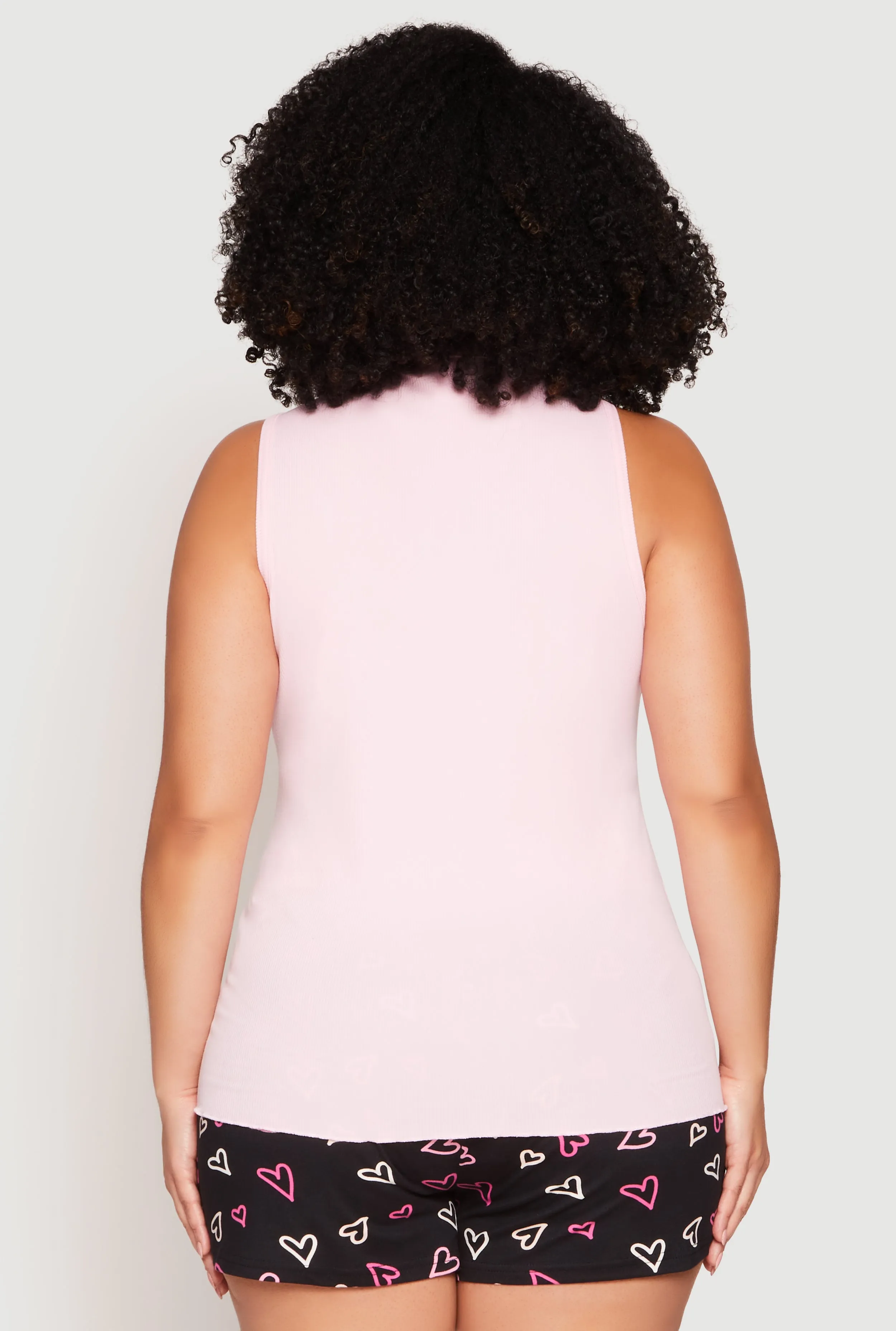 Plus Size Sexy Fabulous Single Pajama Tank Top and Shorts sold by Rainbow product image thumbnail 2