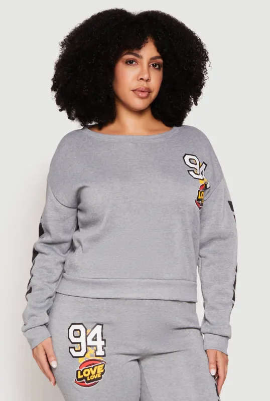 Plus Size 94 Love Sweatshirt sold by Rainbow
