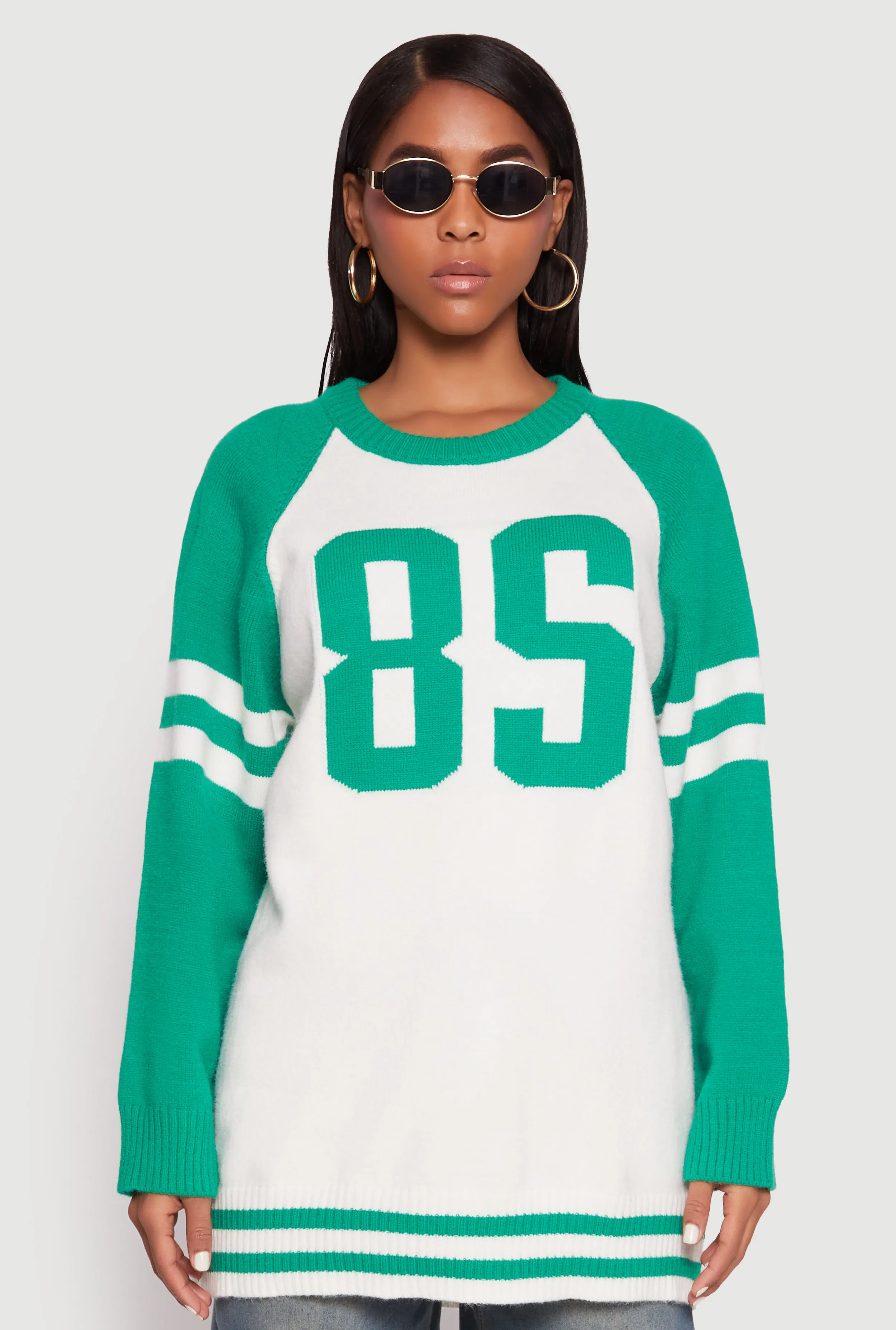 Daisy 85 Raglan Sleeve Tunic Sweater sold by Rainbow product image thumbnail 2