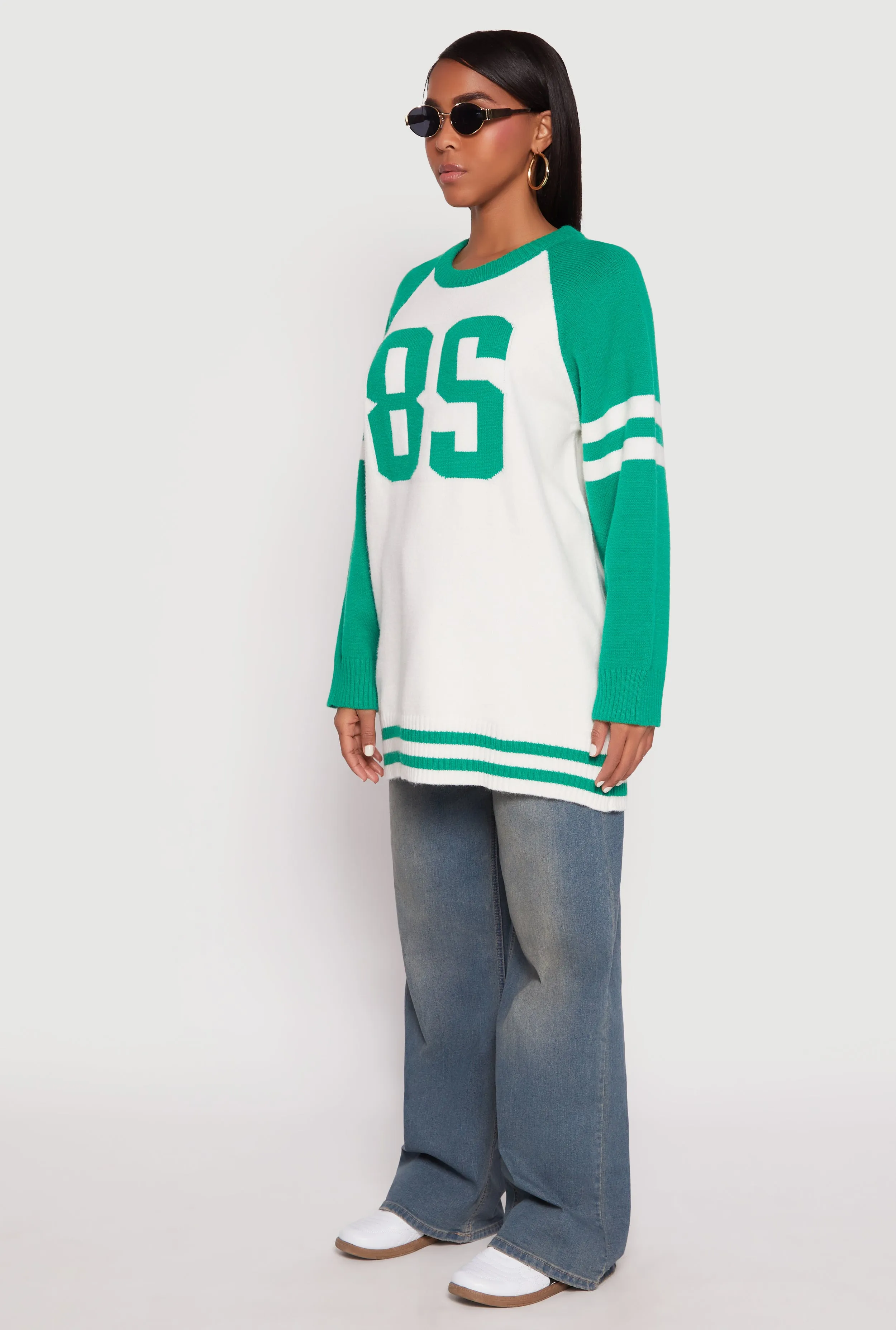 Daisy 85 Raglan Sleeve Tunic Sweater sold by Rainbow product image thumbnail 3