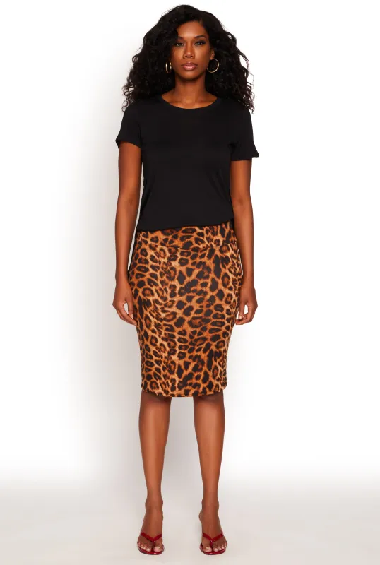 Side Slit High Low Hem Tee sold by Rainbow