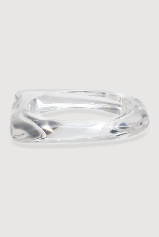 Plus Size Resin Square Bangle sold by Rainbow
