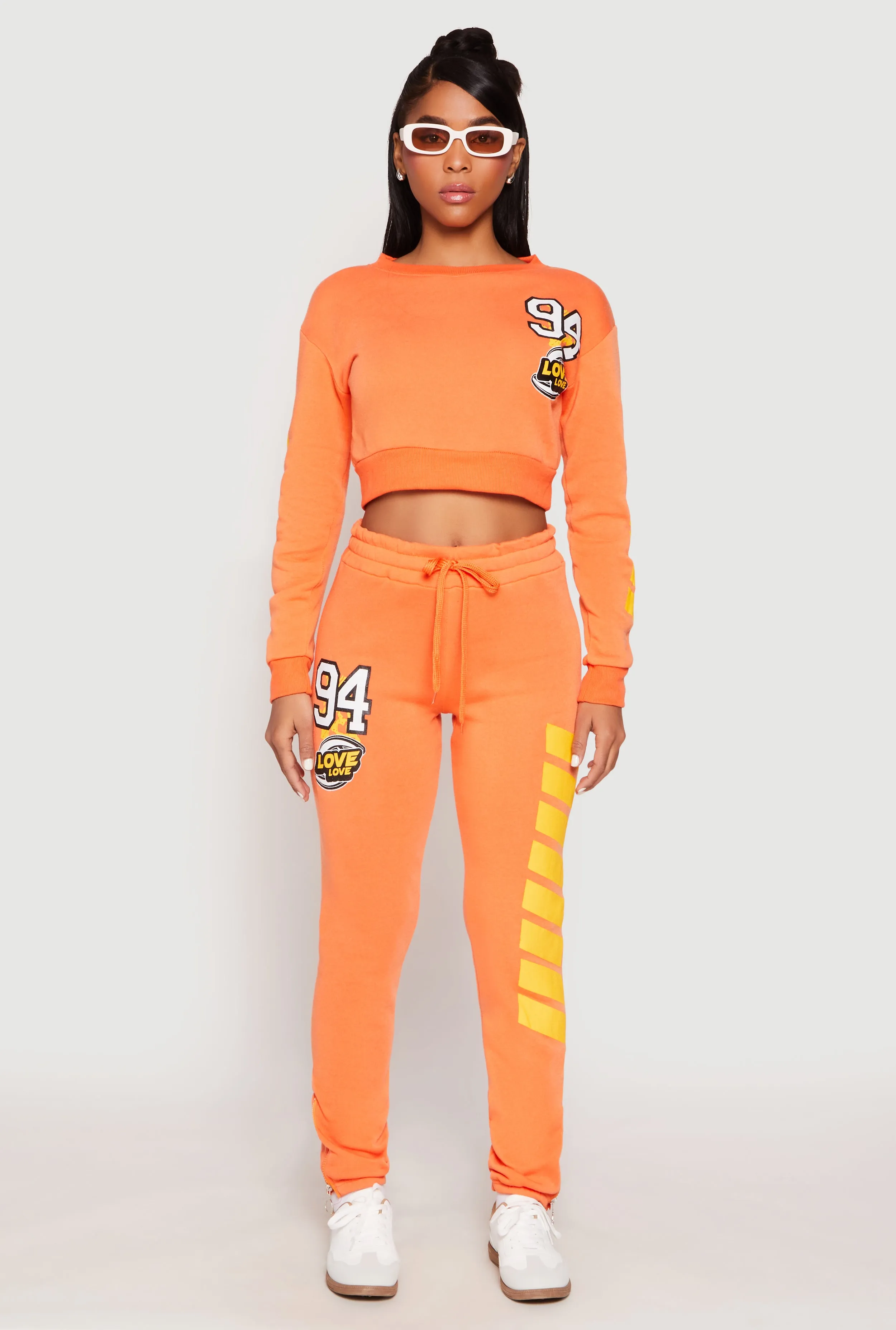 94 Love Zip Hem Sweatpants sold by Rainbow