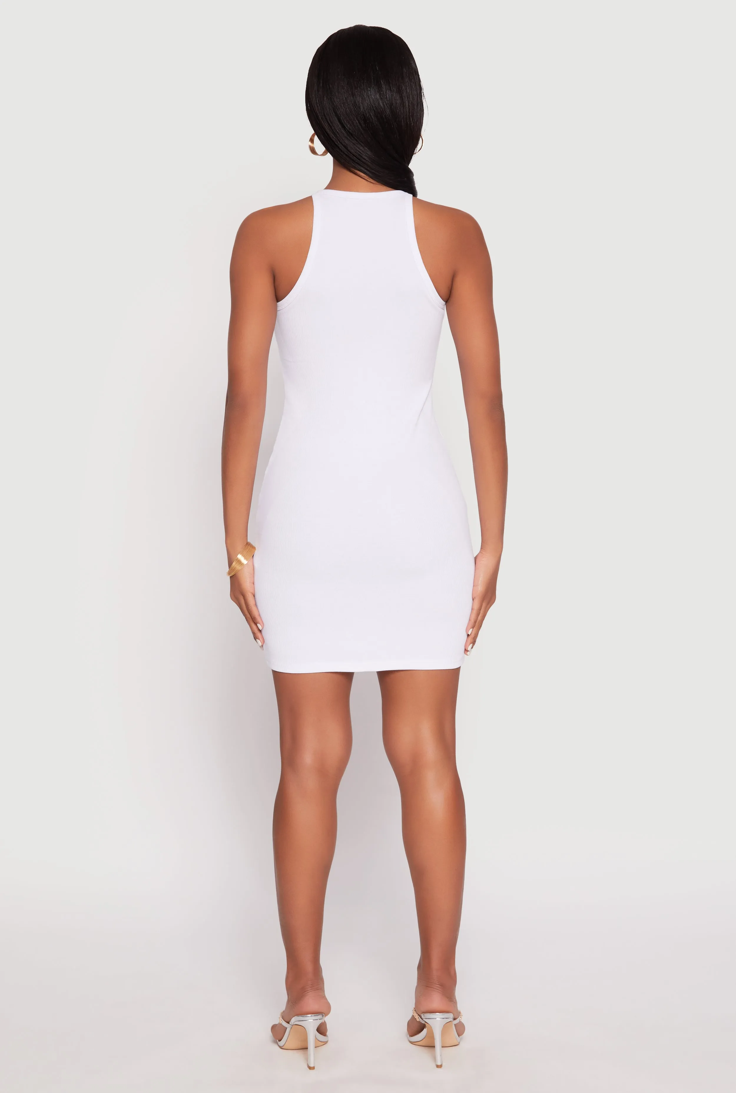 Ribbed Knit Mini Tank Dress sold by Rainbow product image thumbnail 3