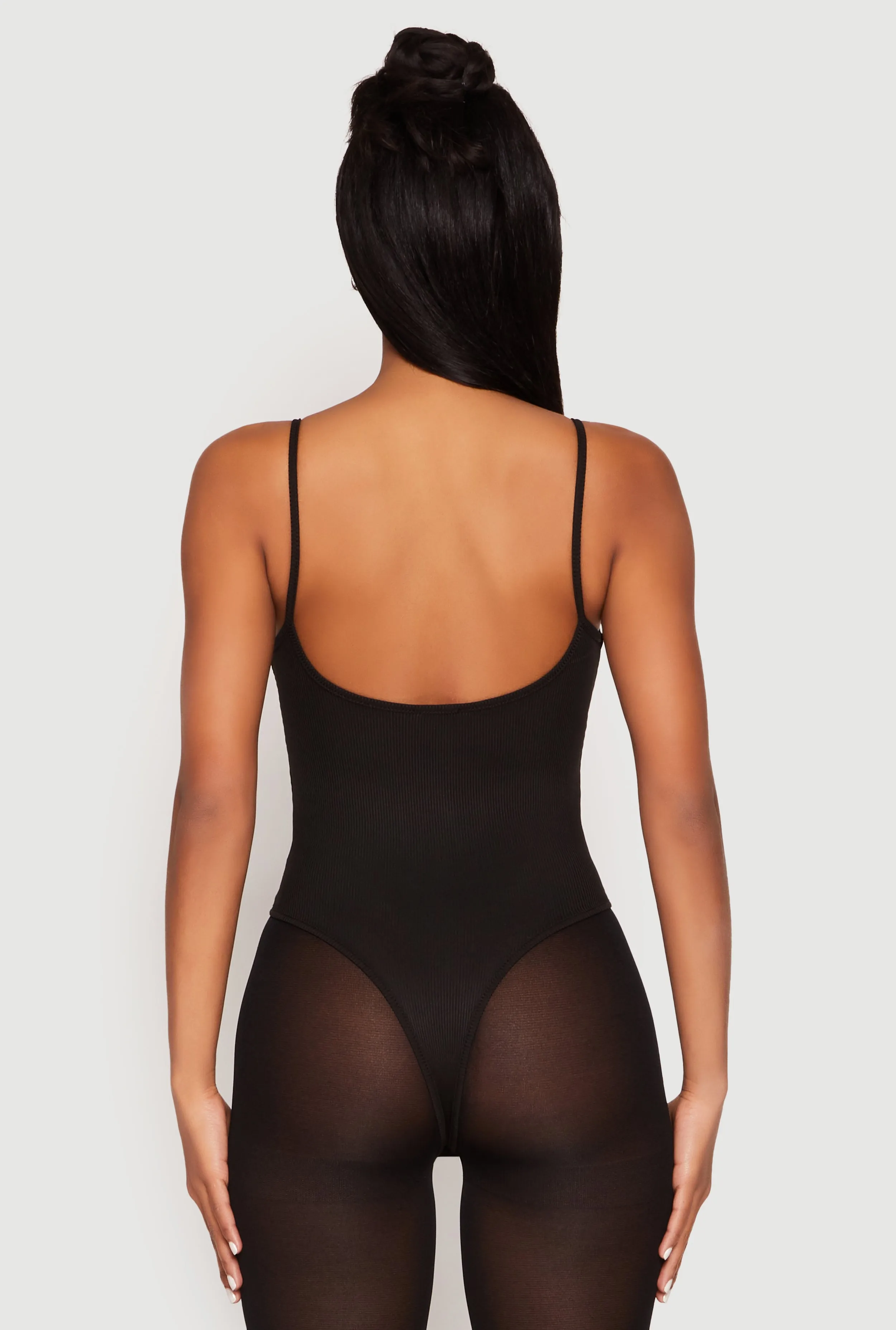 Daisy Rib Knit Cami Thong Bodysuit sold by Rainbow product image thumbnail 5