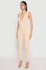 Daisy Seamless Rib Knit Plunge Catsuit sold by Rainbow