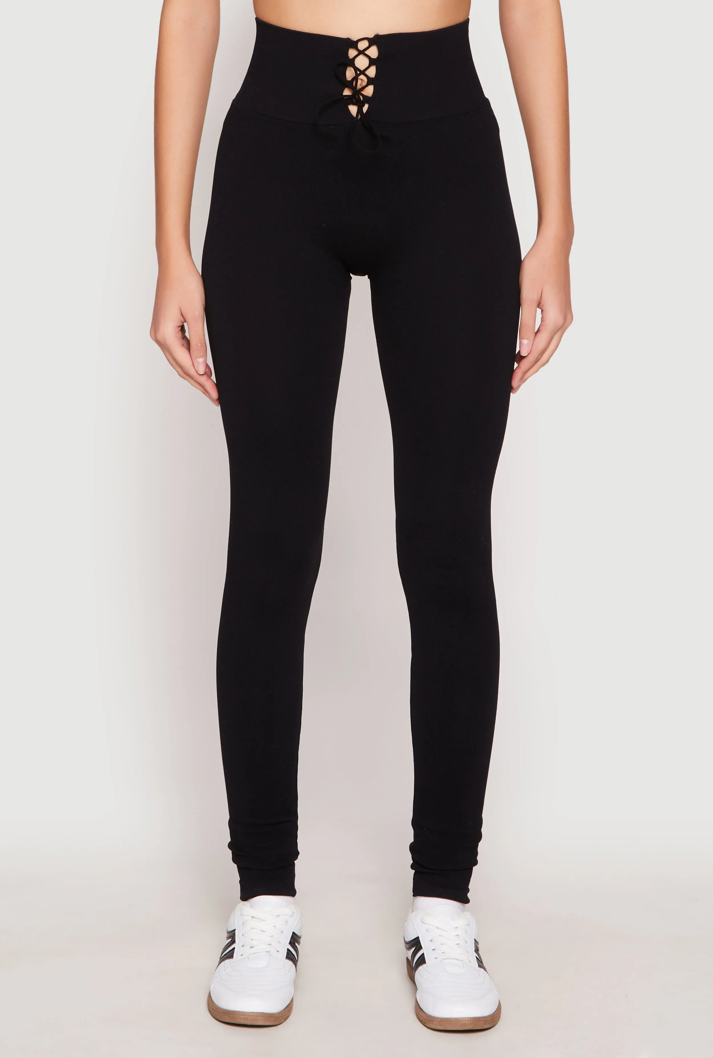 Seamless Lace Up Leggings sold by Rainbow product image thumbnail 2