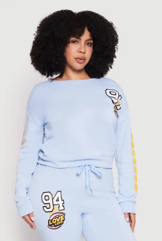 Plus Size 94 Love Sweatshirt sold by Rainbow