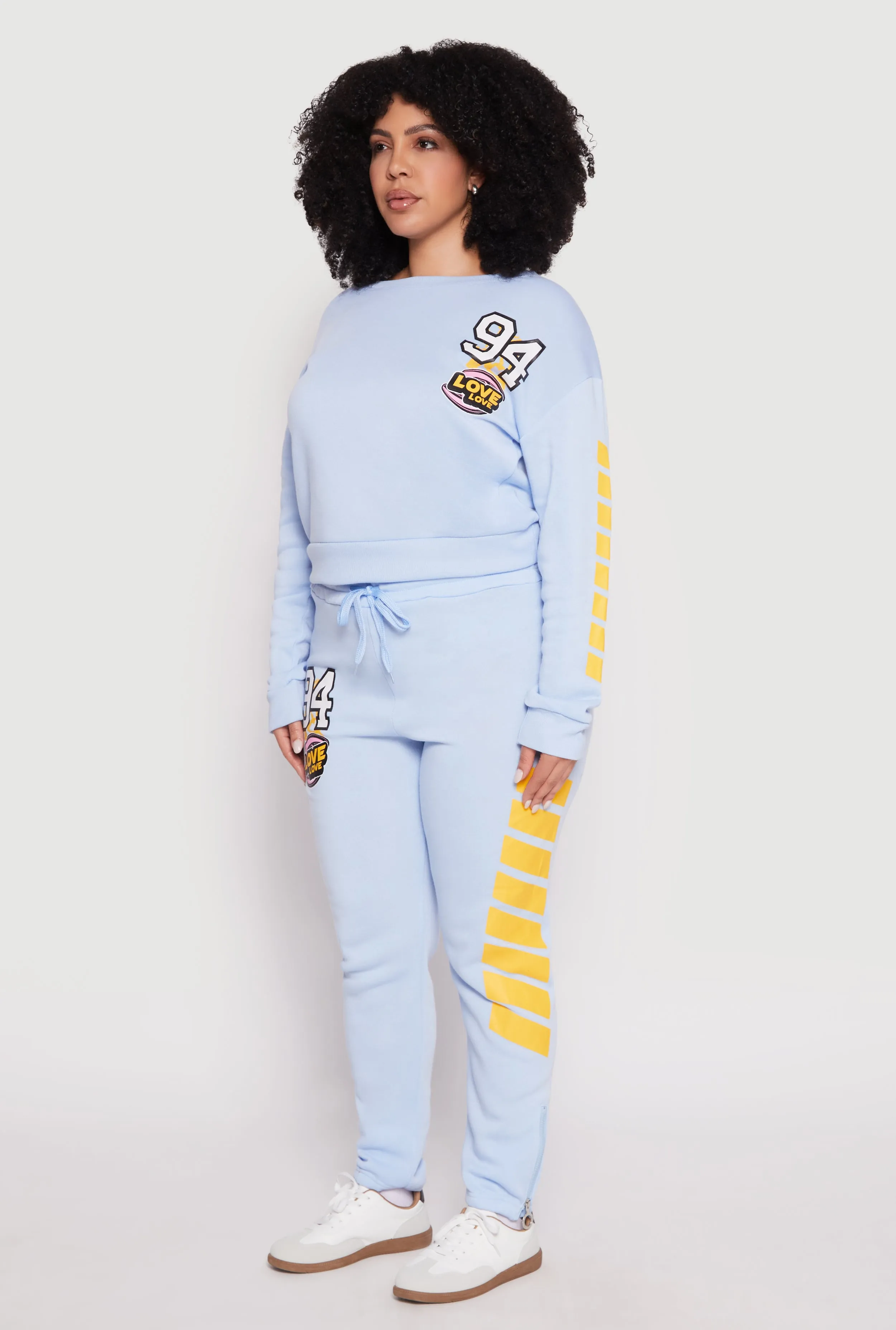 Plus Size 94 Love Sweatshirt sold by Rainbow product image thumbnail 3
