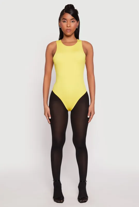 Daisy Crew Neck Thong Bodysuit sold by Rainbow