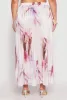 Plus Size Plisse Patterned Skirt sold by Rainbow