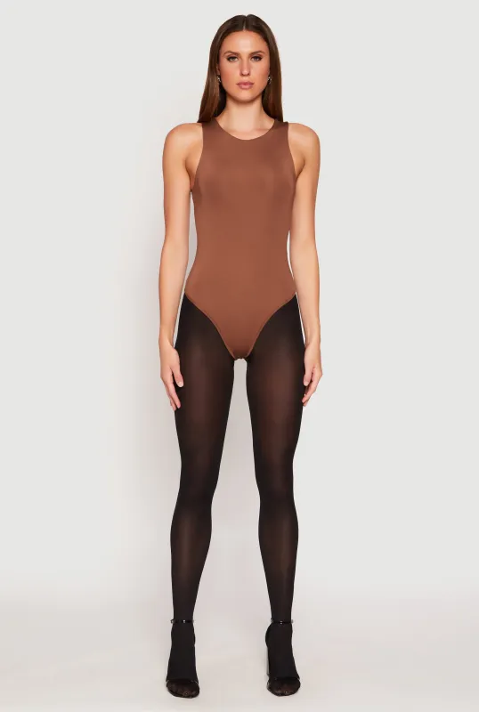 Daisy Crew Neck Thong Bodysuit sold by Rainbow