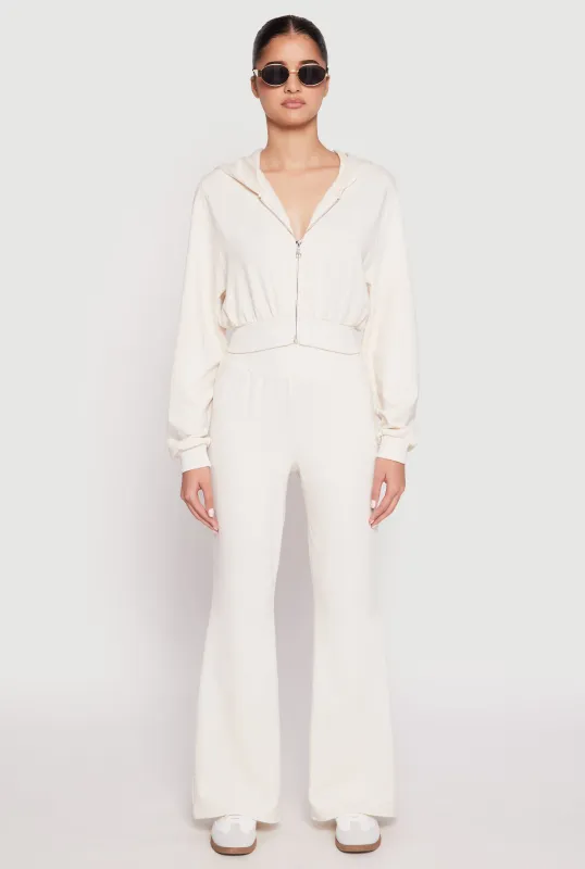 Elastic Waist Flared Sweatpants sold by Rainbow