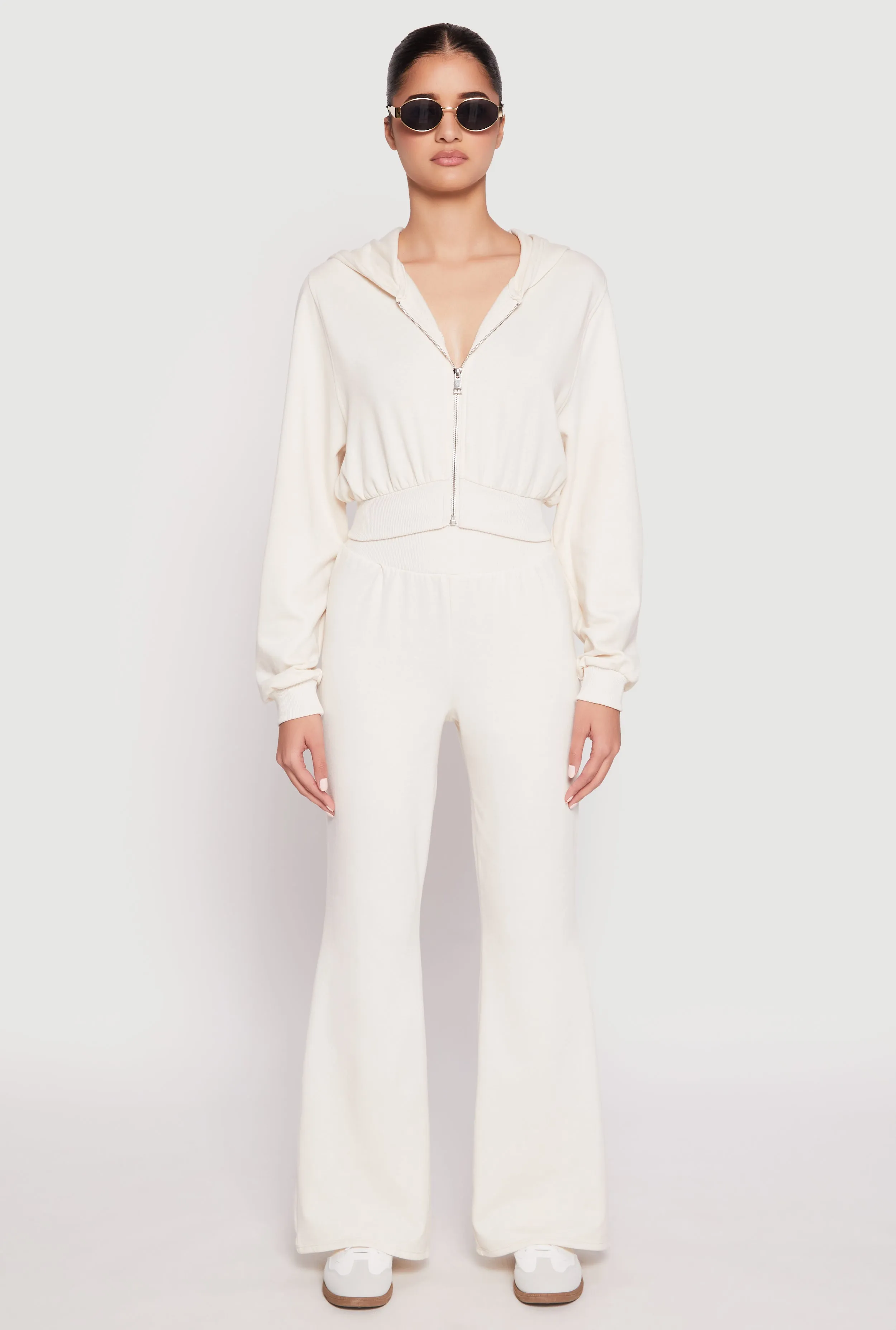 Elastic Waist Flared Sweatpants sold by Rainbow