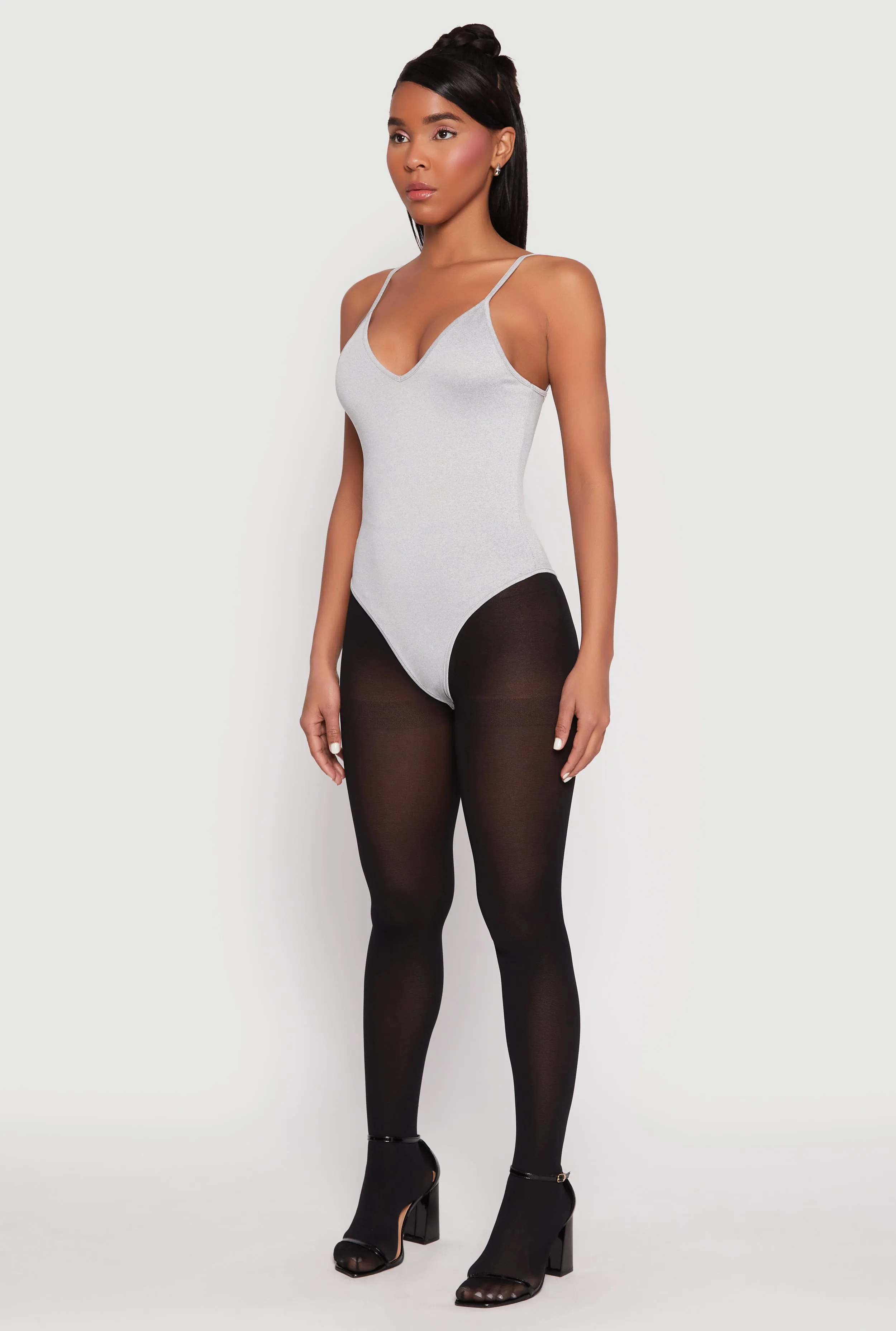 Daisy V Neck Cami Thong Bodysuit sold by Rainbow product image thumbnail 3