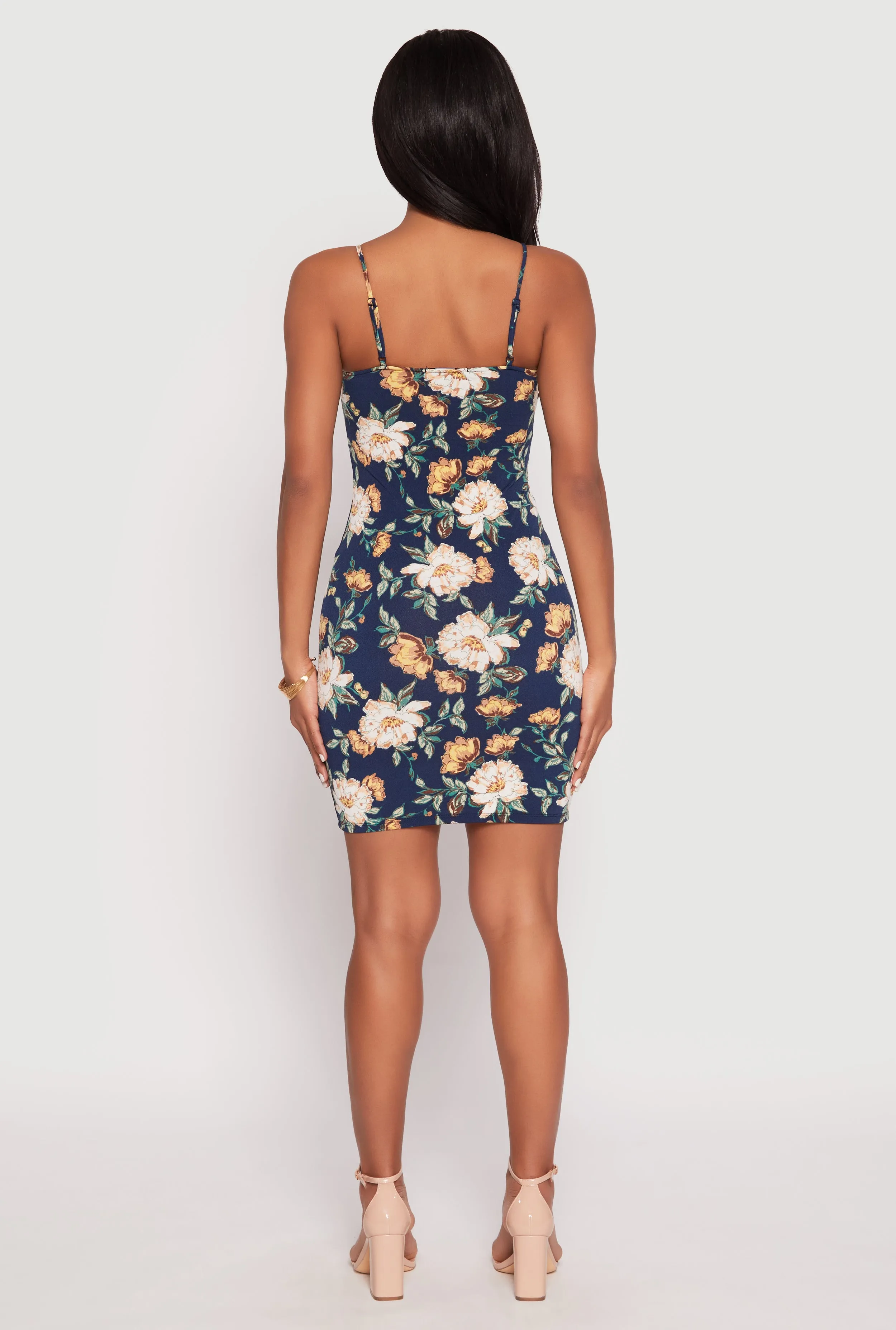 Floral Print Bustier Cami Dress sold by Rainbow product image thumbnail 3