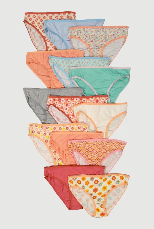 Girls Patterned Panties Set of 14 sold by Rainbow