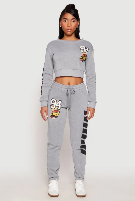94 Love Zip Hem Sweatpants sold by Rainbow