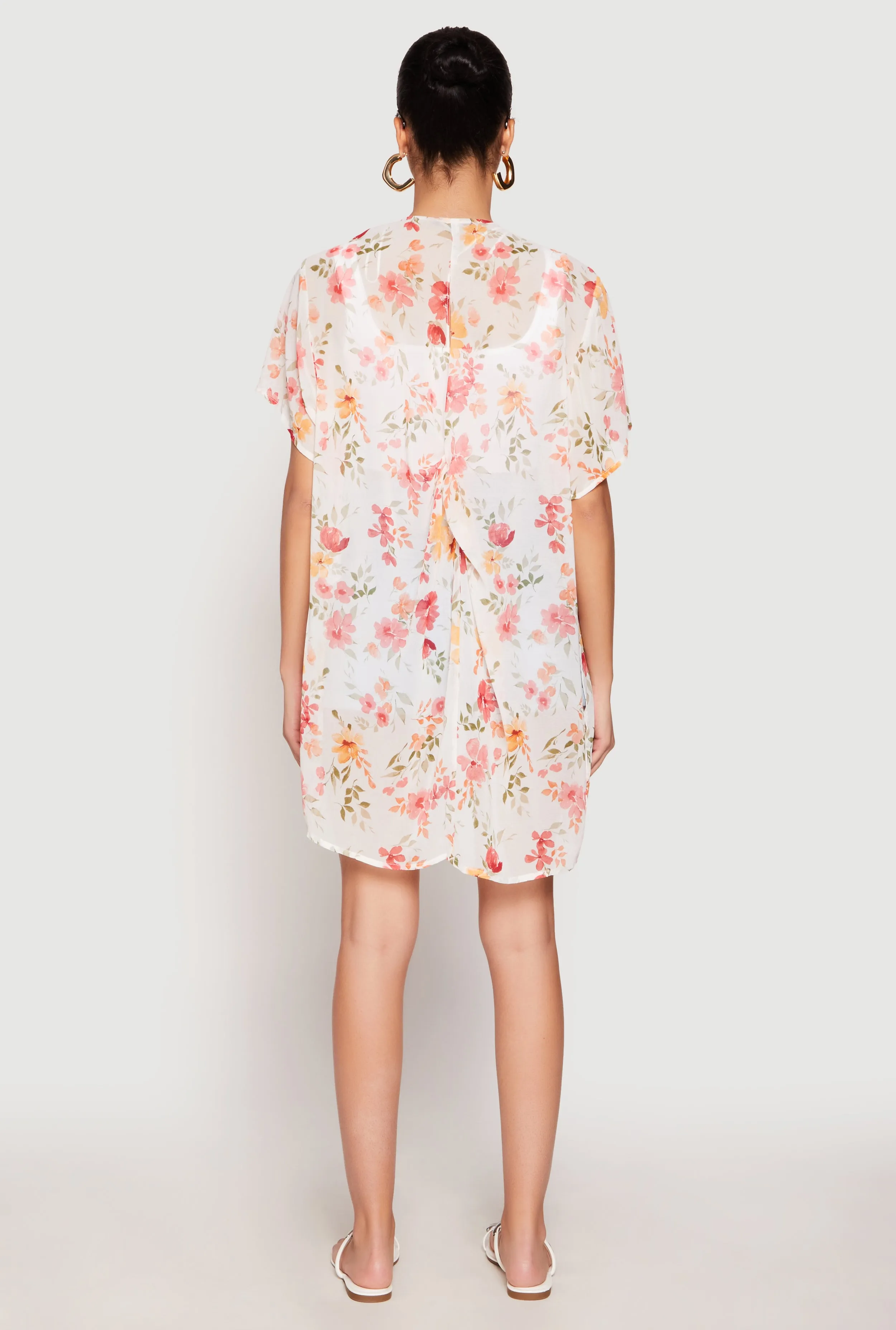 Floral Print Twist Back Kimono sold by Rainbow product image thumbnail 3
