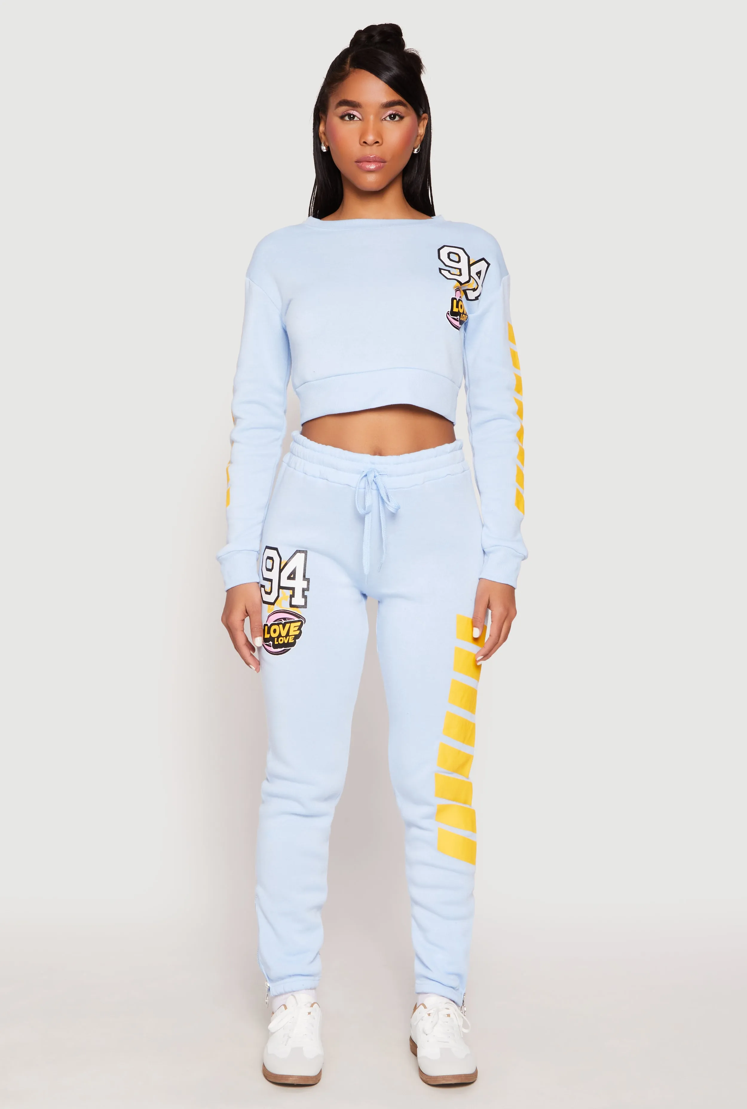 94 Love Zip Hem Sweatpants sold by Rainbow