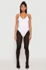 Daisy V Neck Cami Thong Bodysuit sold by Rainbow