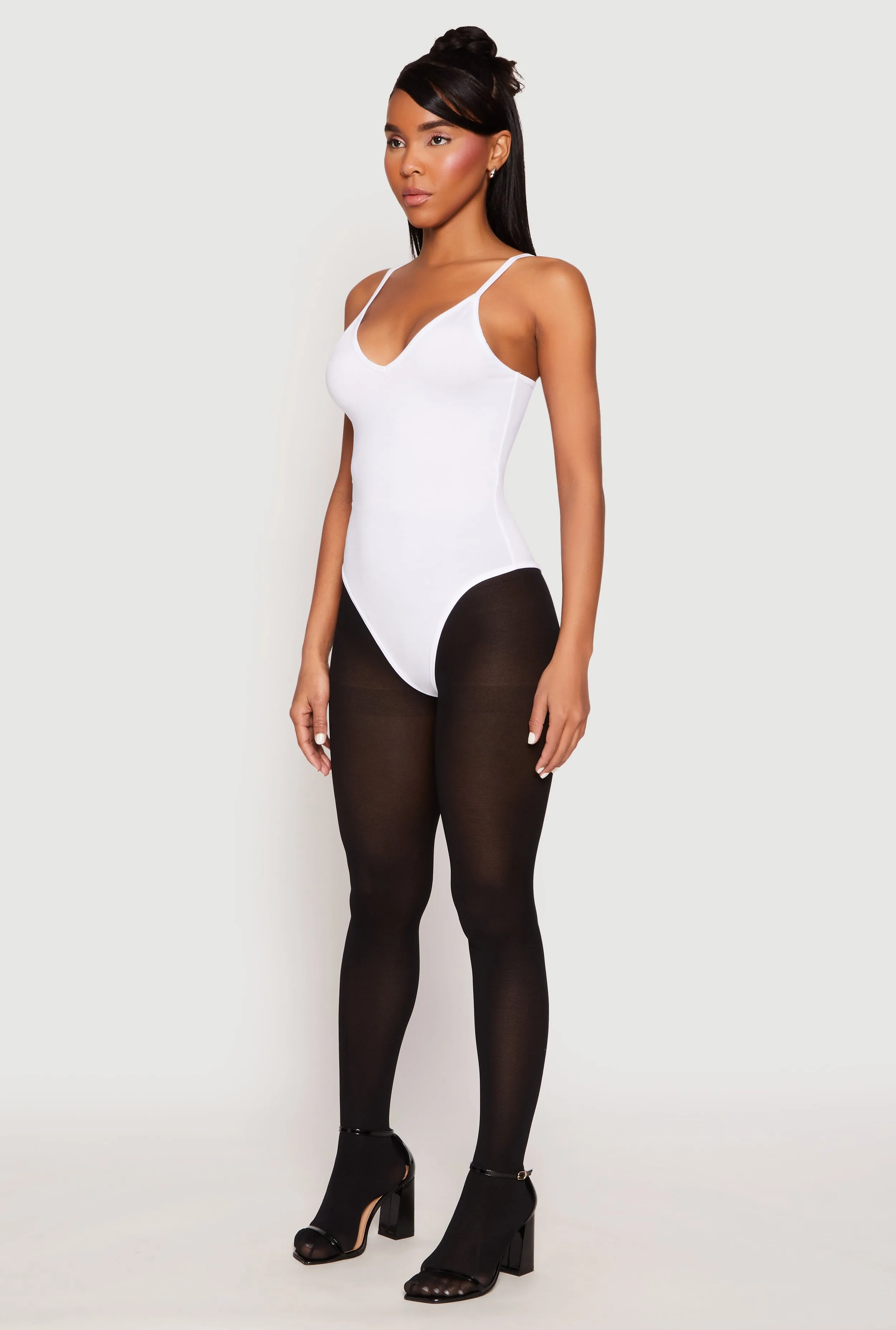 Daisy V Neck Cami Thong Bodysuit sold by Rainbow product image thumbnail 3