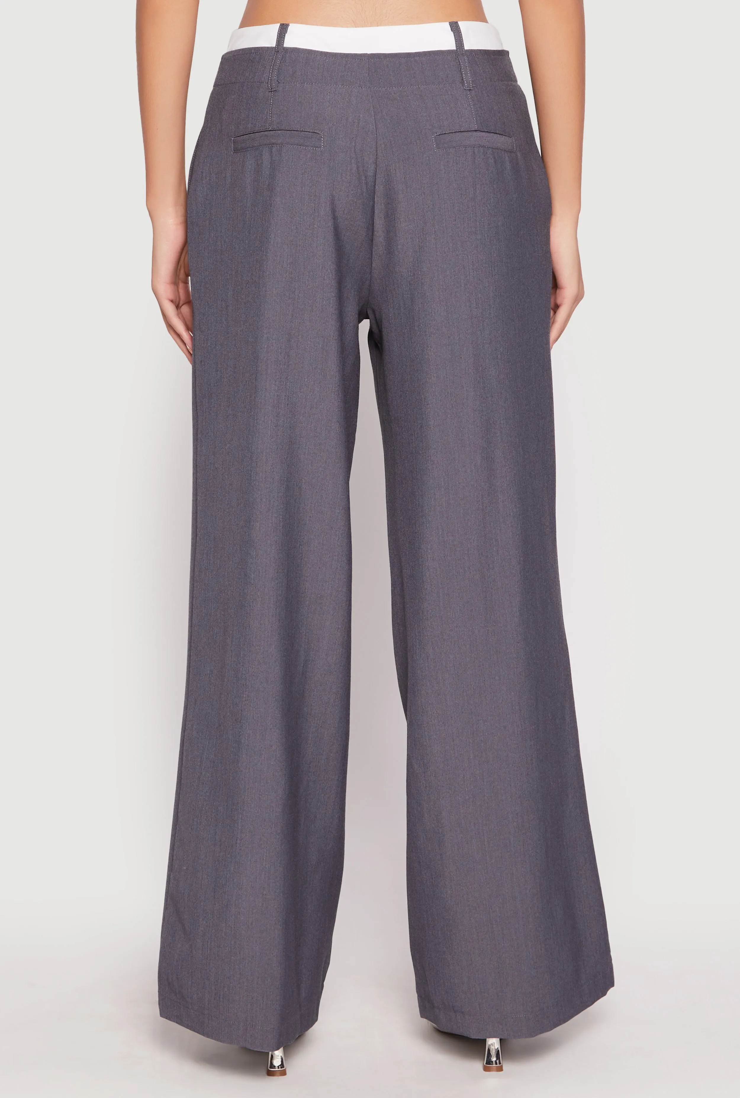 Contrast Waistband Dress Pants sold by Rainbow product image thumbnail 3