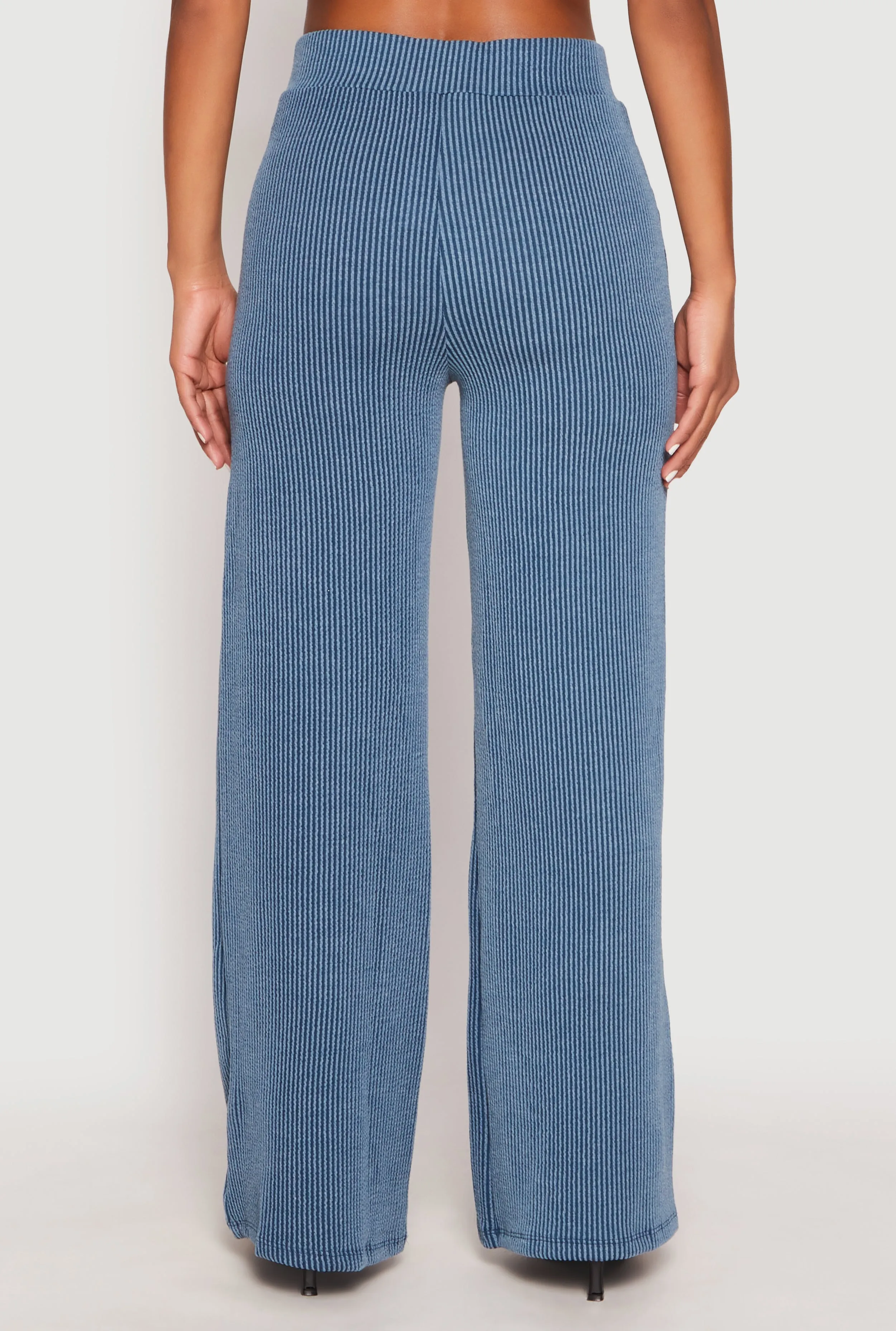 Iris Ribbed Knit Wide Leg Pants sold by Rainbow product image thumbnail 3