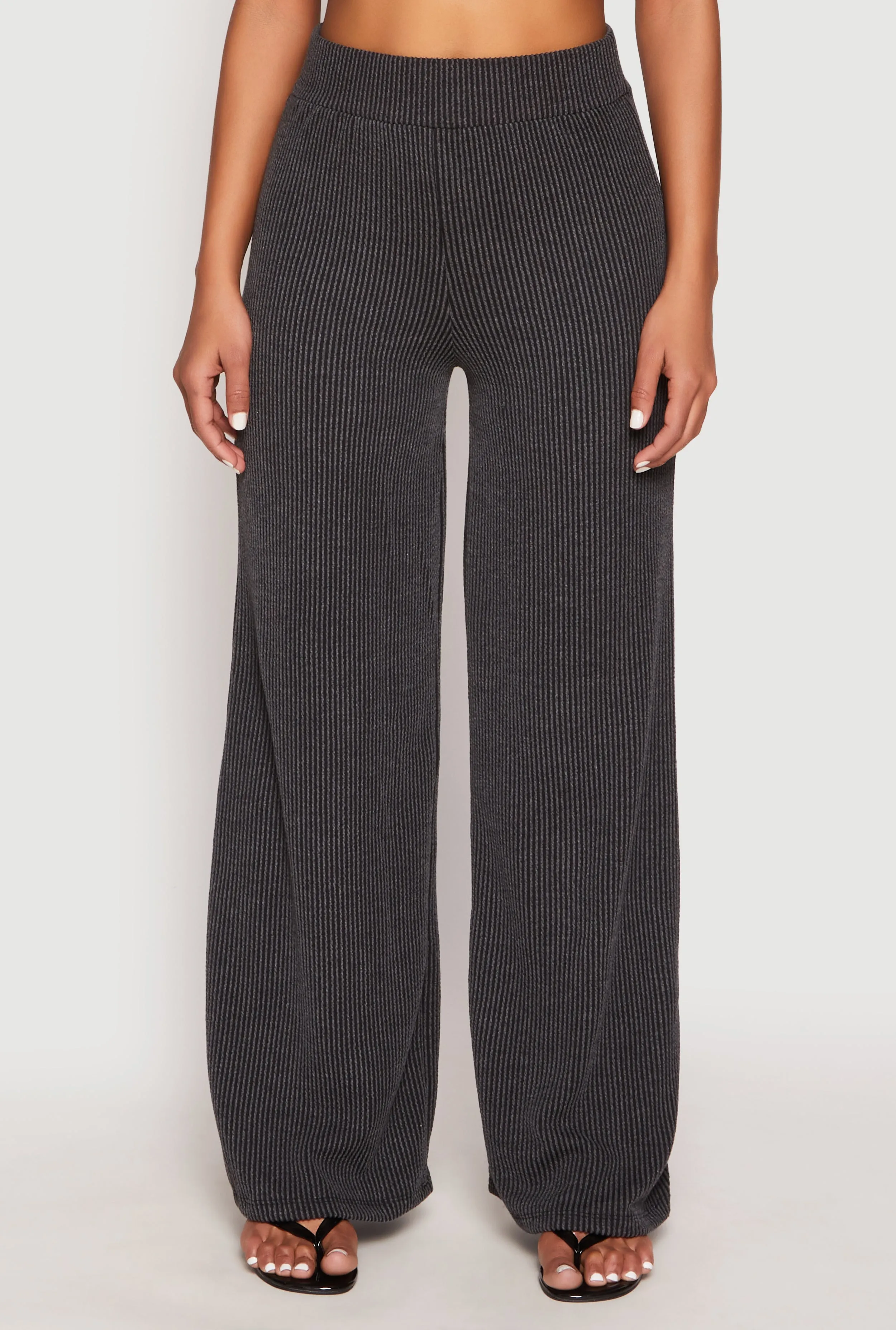 Iris Ribbed Knit Wide Leg Pants sold by Rainbow product image thumbnail 2