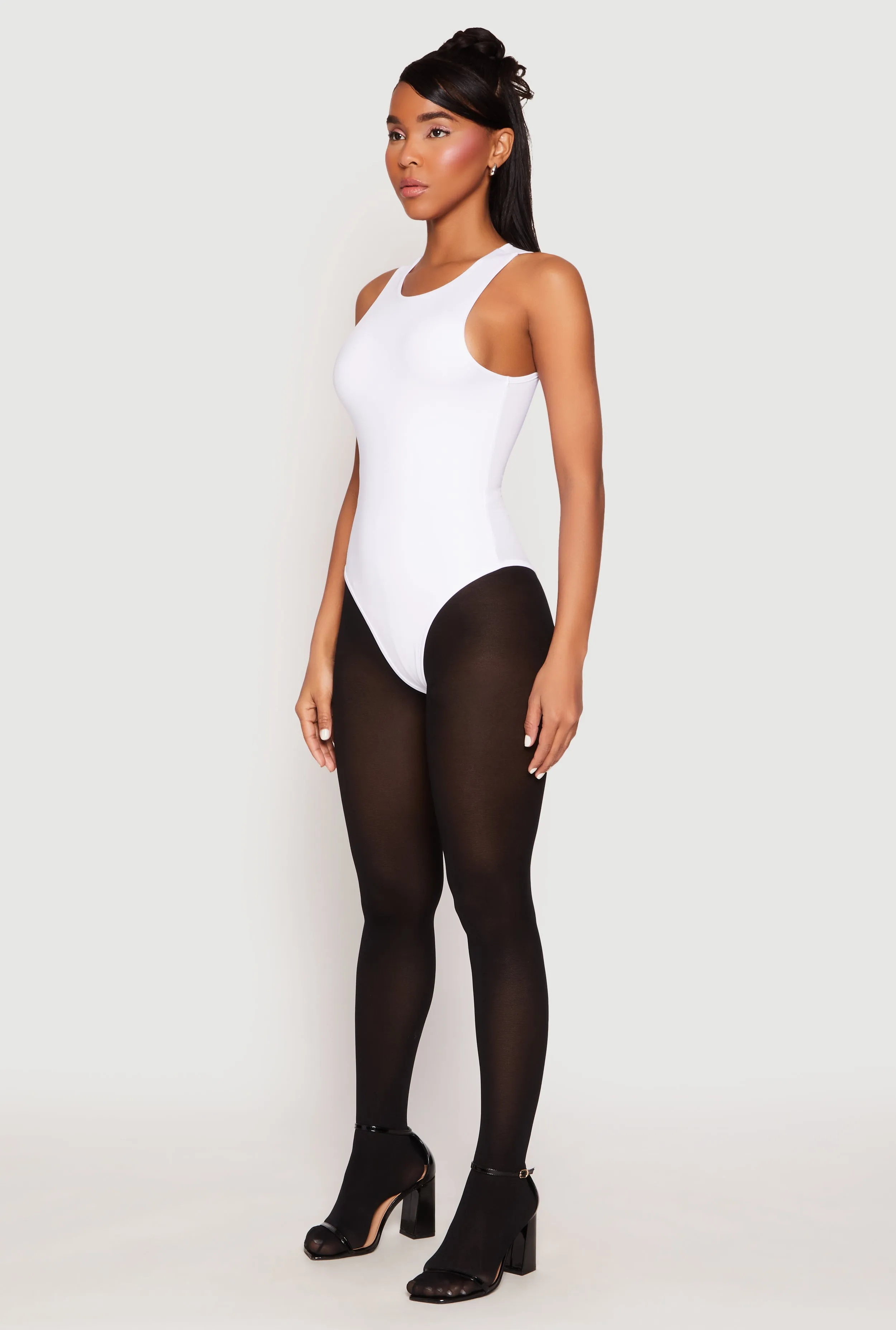 Daisy Crew Neck Thong Bodysuit sold by Rainbow product image thumbnail 3