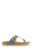 Buckle Detail Thong Footbed Sandals sold by Rainbow