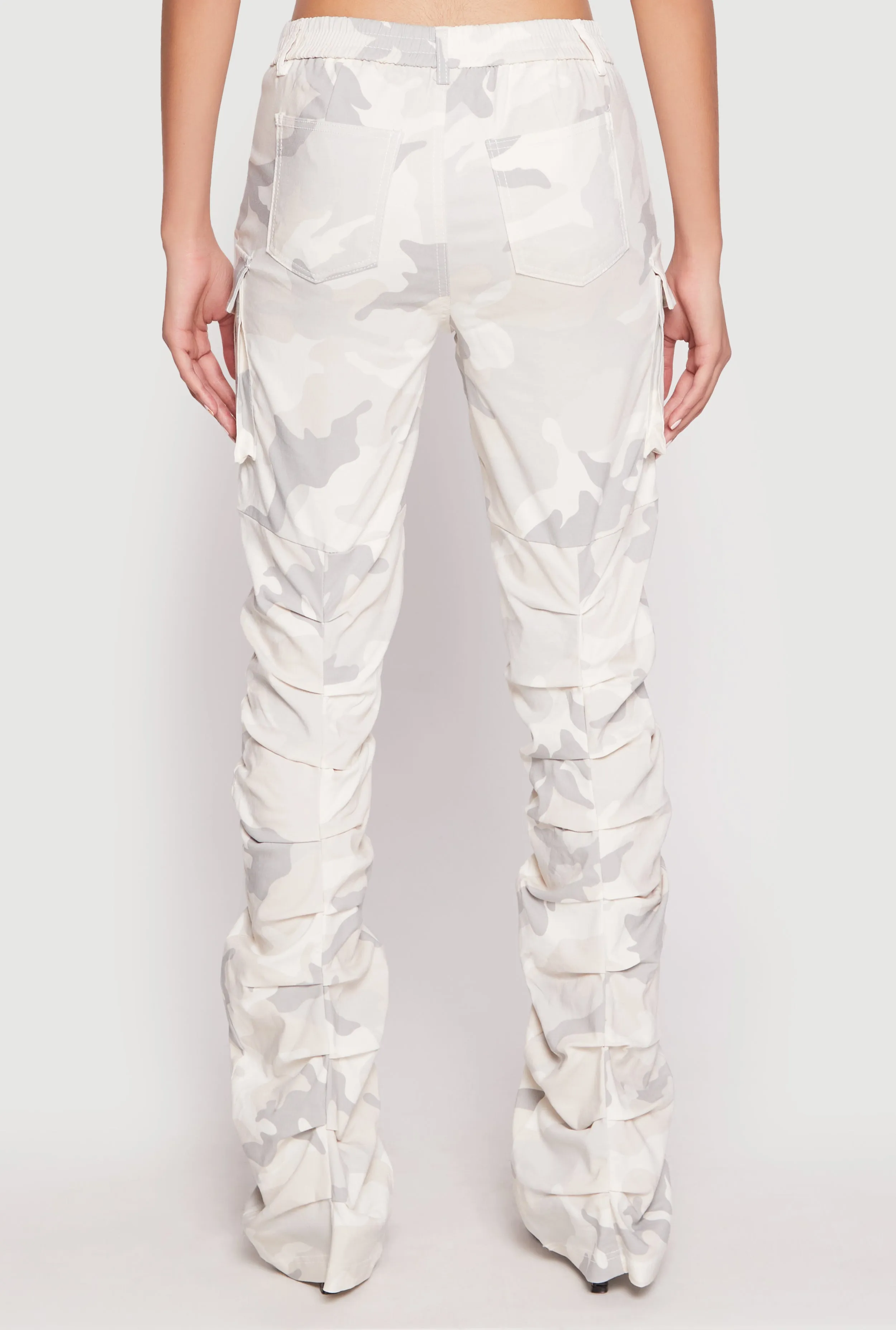 Camouflage Stacked Cargo Pants sold by Rainbow product image thumbnail 5