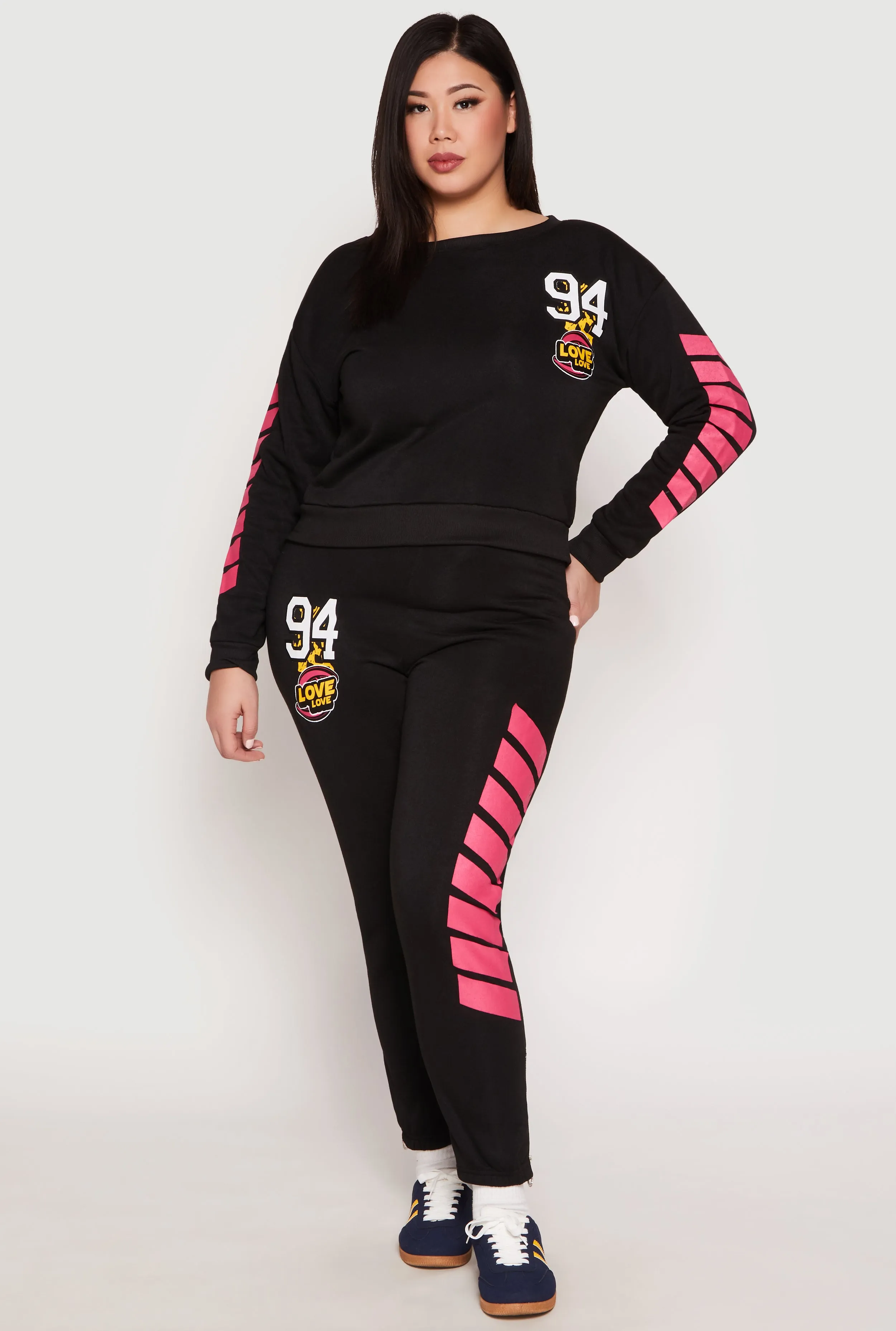 Plus Size 94 Love Sweatshirt sold by Rainbow product image thumbnail 2