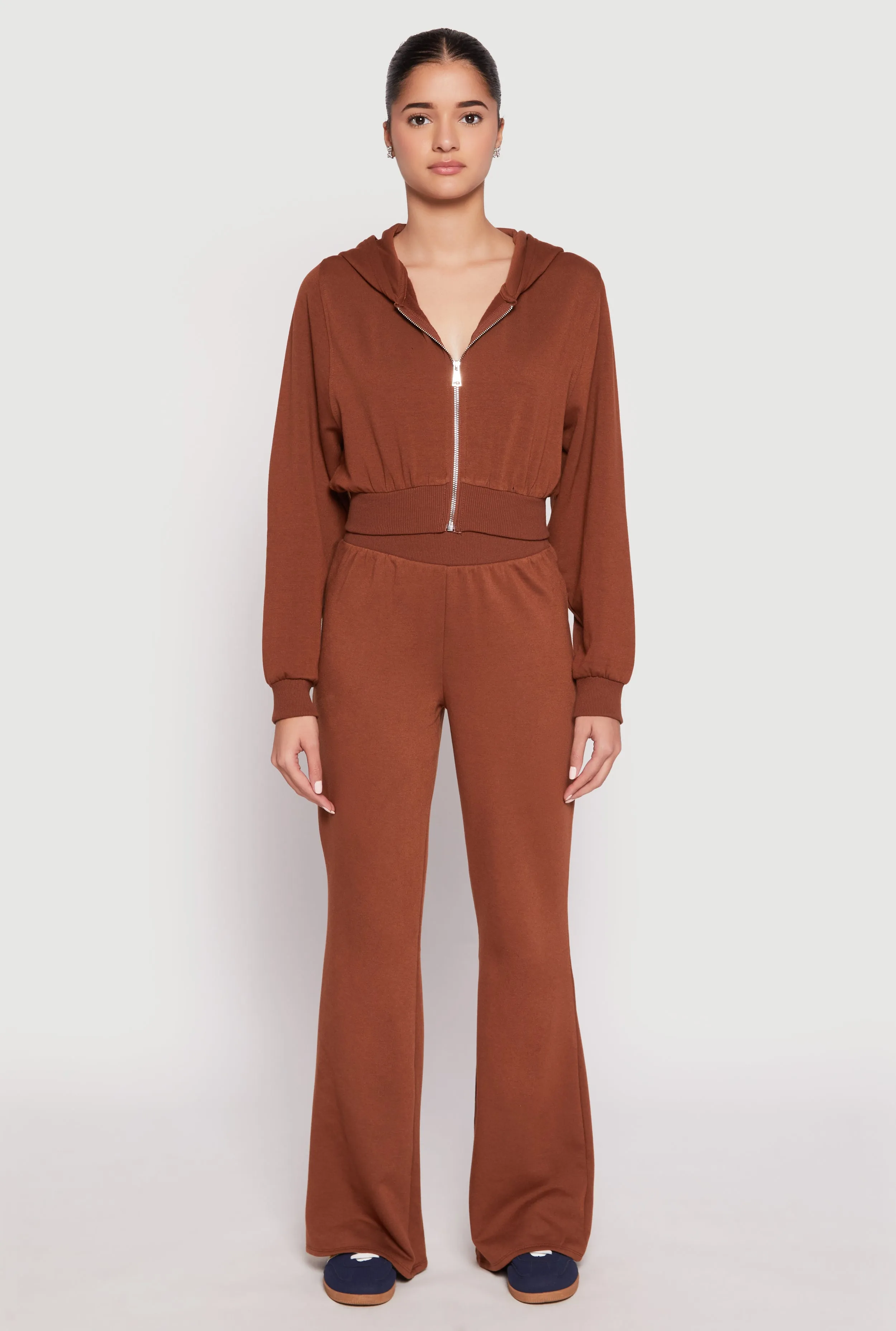 Elastic Waist Flared Sweatpants sold by Rainbow