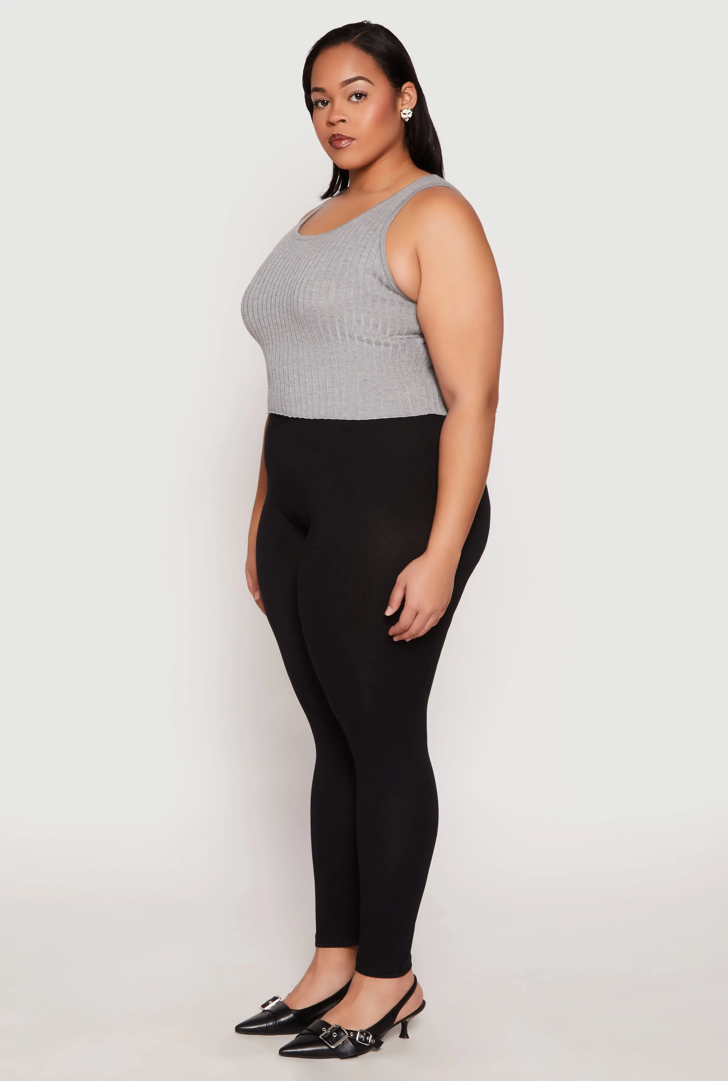 Plus Size High Waisted Leggings sold by Rainbow product image thumbnail 2