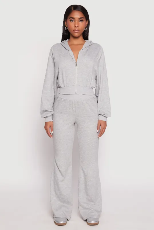 Elastic Waist Flared Sweatpants sold by Rainbow