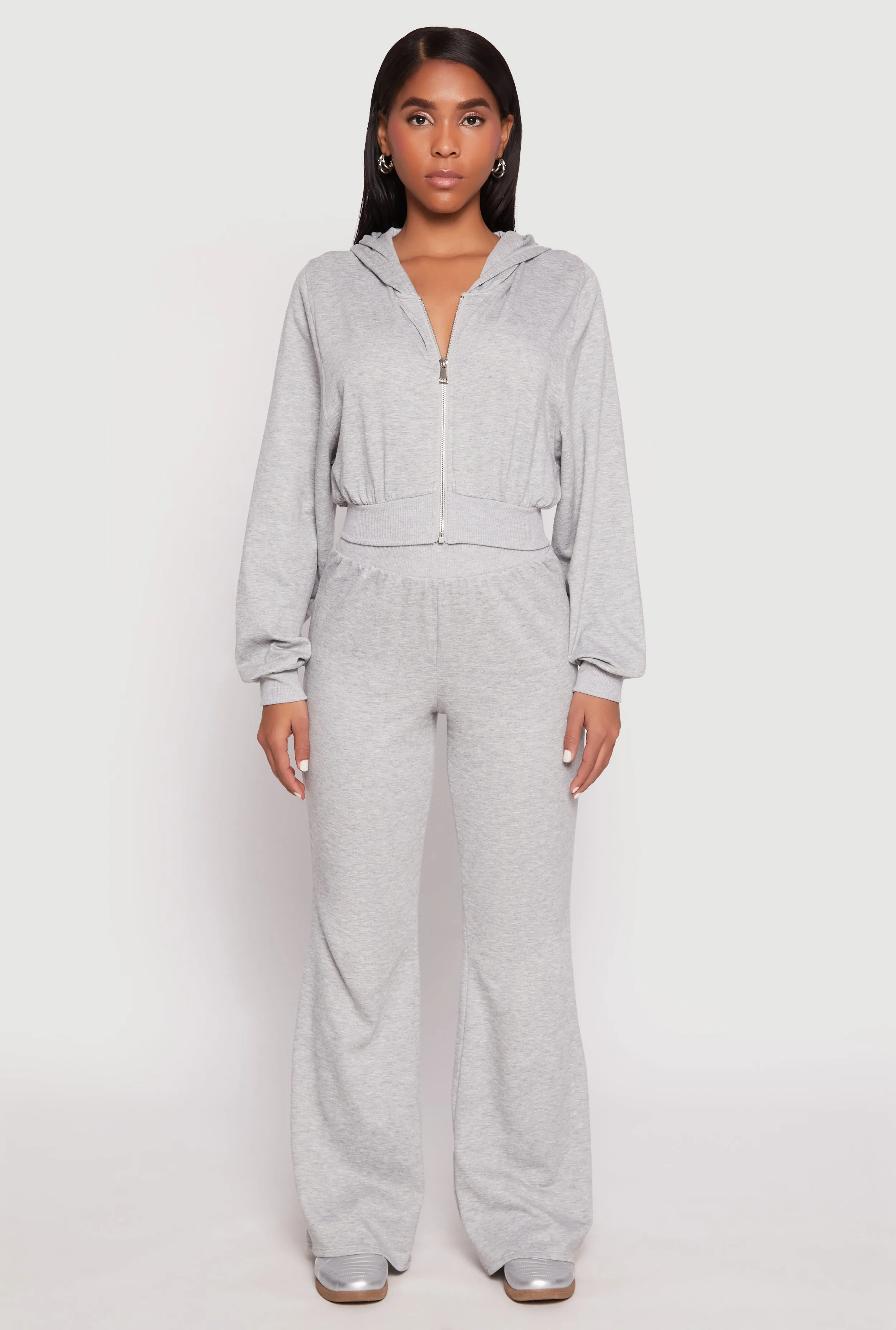 Elastic Waist Flared Sweatpants sold by Rainbow