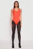 Daisy Scoop Neck Thong Bodysuit sold by Rainbow