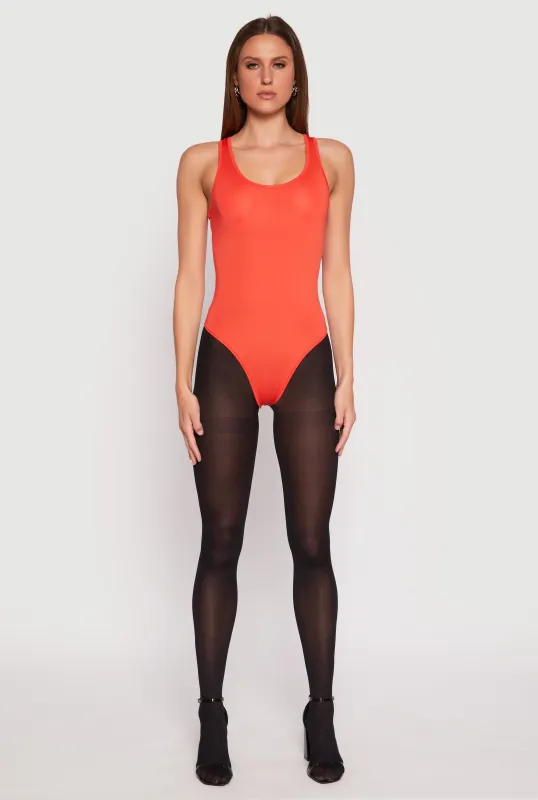 Daisy Scoop Neck Thong Bodysuit sold by Rainbow
