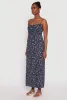 Floral Side Slit Maxi Dress sold by Rainbow